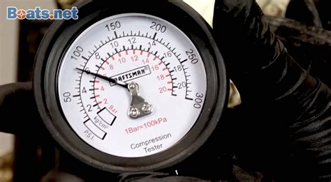 how to compression test a boat motor|outboard motor compression chart.